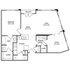 Traditional 1x1.5 862 SF